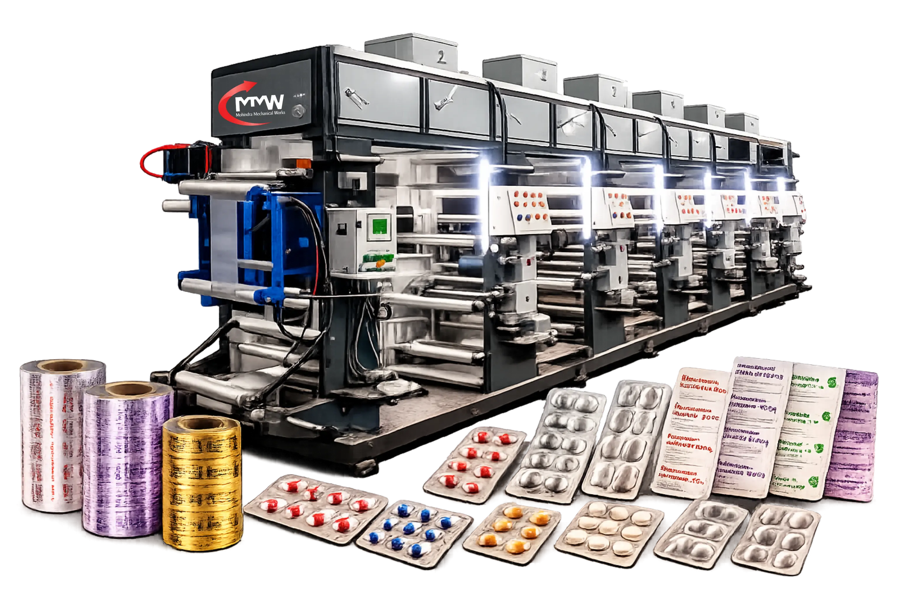 Pharmaceutical Blister Foil Printing Machine