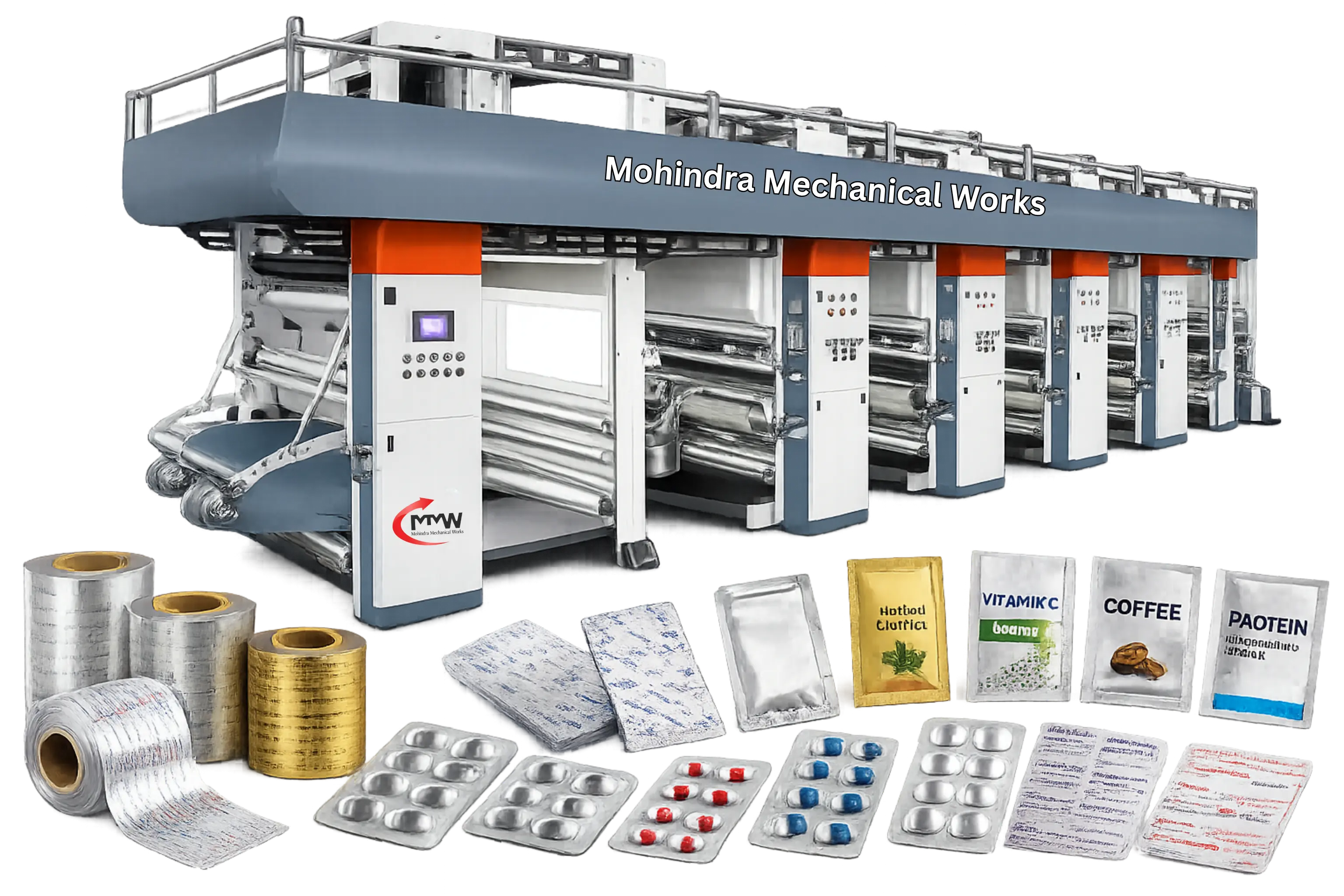 Alu Alu Packaging Foil Printing Machine