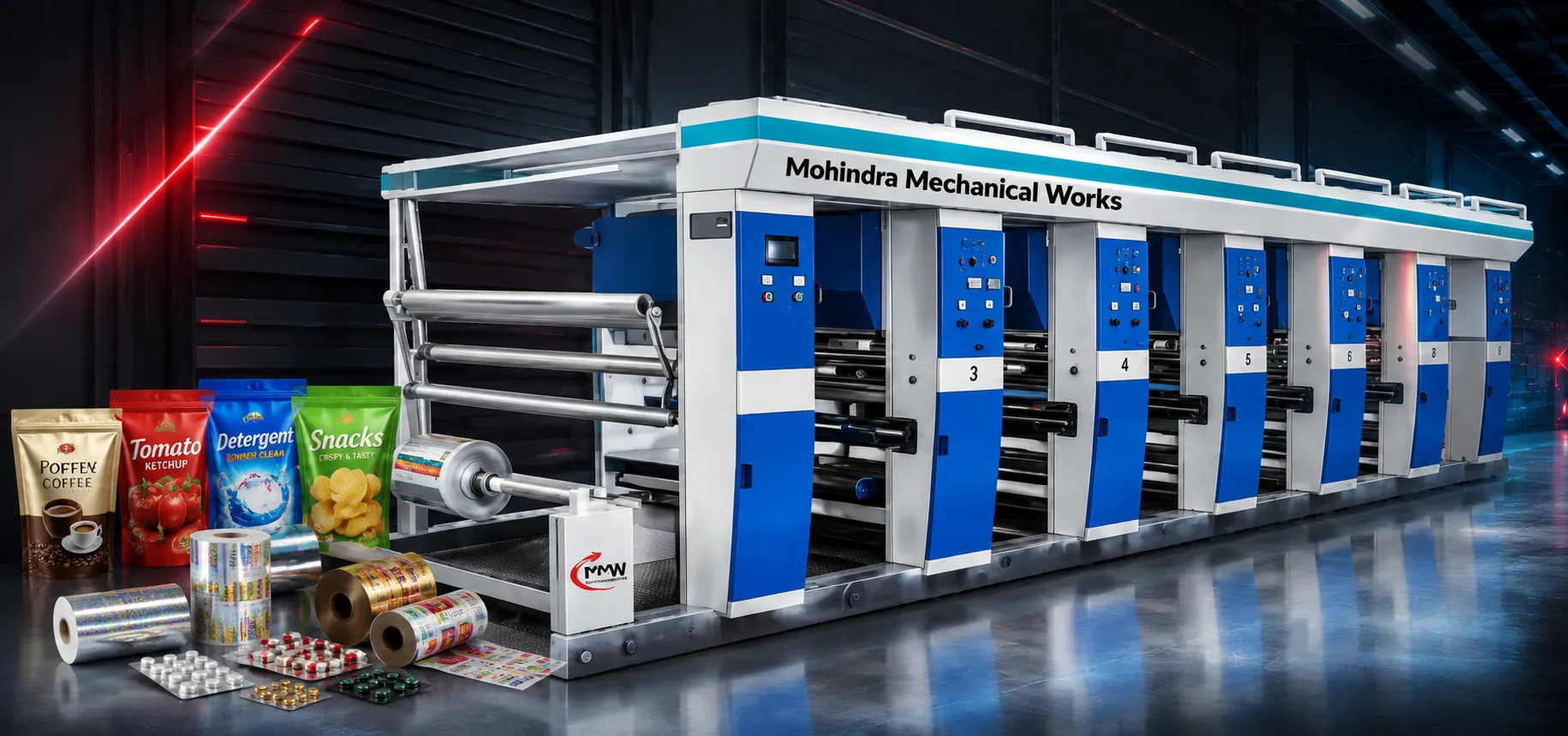 Alu Alu Packaging Foil Printing Machine